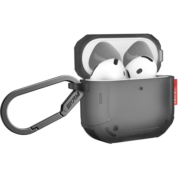 SKINARMA Mecha CE puzdro pre AirPods 4 dymové - Puzdra - Obrázok 8fe2111fb52a4834a827a0e1c8b5e15e
