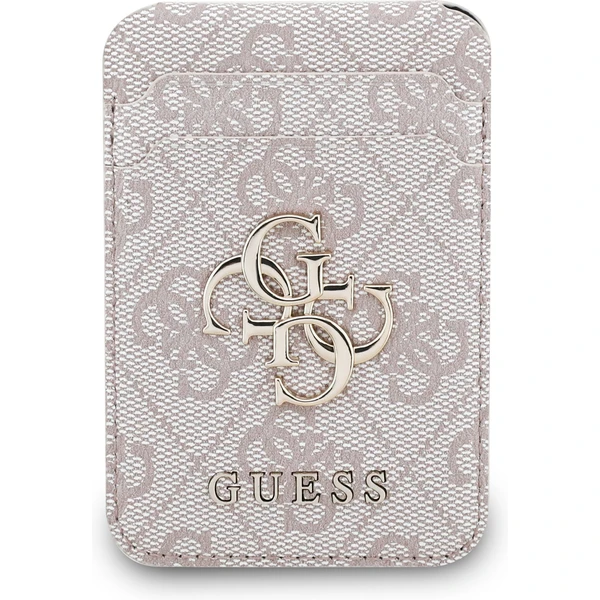 Guess 4G Metal Logo MagSafe Cardslot peňaženka so stojanom ružová - Peňaženky - Obrázok 8fec95fe40f5417ca6fc89ff6d8be8c9