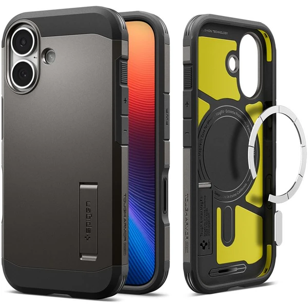 Spigen Tough Armor T MagSafe kryt iPhone 17 gunmetal - Puzdra - Obrázok 8ff15a53cae64e72921d5c7429a001f9
