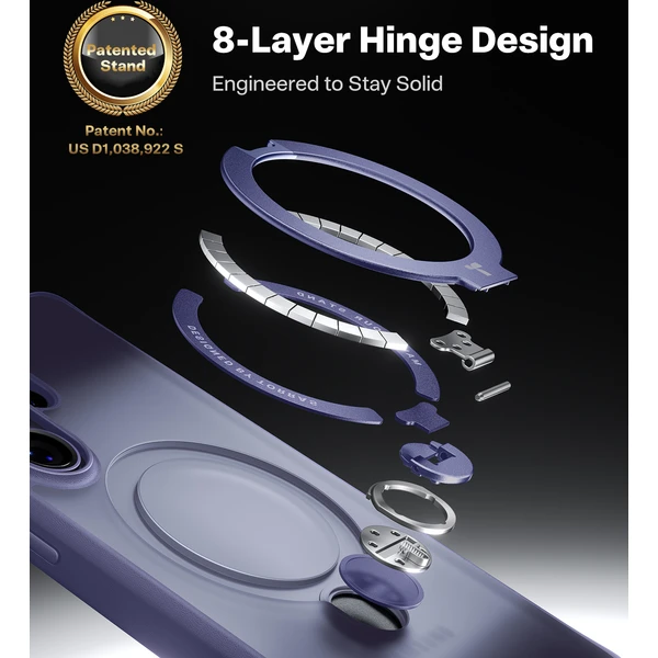 Torras Ostand Q3 Spin MagSafe kryt Samsung Galaxy S26 Ultra violet surge - Puzdra - Obrázok 8ff3b451a66e4dbd8264075098e3bdb0