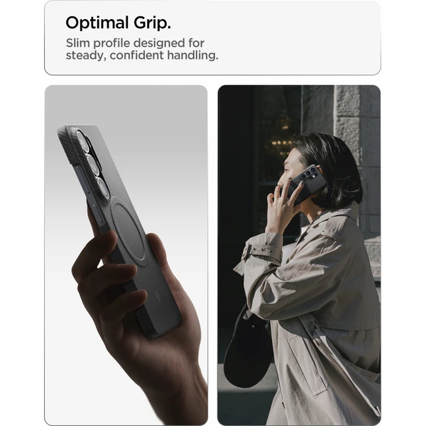 Spigen Air Skin Aramid MagSafe kryt Samsung Galaxy S26 Ultra čierny - Puzdra - Obrázok 90058e757ba7474fbaeffb0c8f9103ea