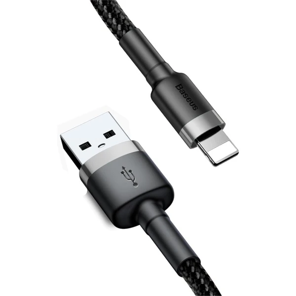 Baseus Cafule USB-A/Lightning napájací kábel 2m čierny - Káble a redukcie - Obrázok 90A5300401