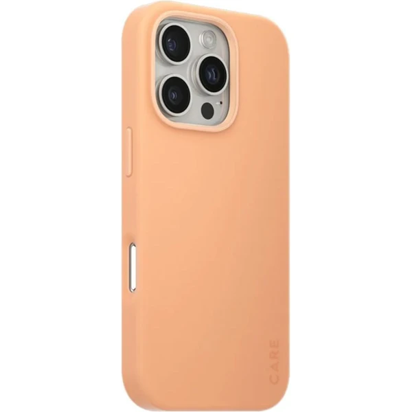 PanzerGlass® CARE kryt Apple iPhone 16 Pro MagSafe Fearlessly broskyňový - Puzdra - Hlavný obrázok