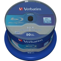 VERBATIM BD-R SL Datalife (50 ks) Blu-Ray/Spindle/6x/25GB - Optické disky