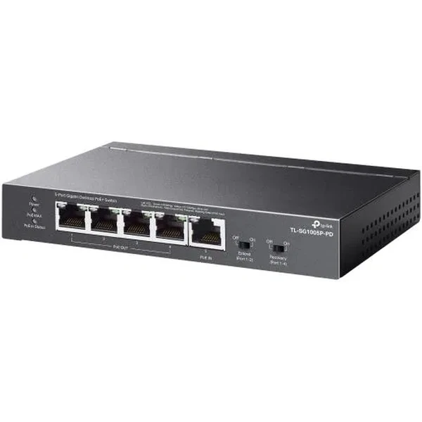 TP-Link TL-SG1005P-PD prepínač - Switche - Obrázok 90KG000N01
