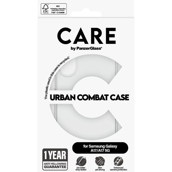 PanzerGlass® CARE Urban kryt Samsung Galaxy A17/A17 5G číry - Puzdra - Obrázok 90XI000K01