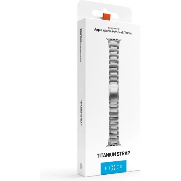 FIXED Titanium Strap titánový remienok Apple Watch 44/45/46/49mm, prírodný titán - Remienky - Obrázok 90a449c1957a439d93c77eec9d612123