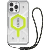 UAG Pathfinder Clear Magsafe kryt iPhone 16 Pro Max Active Neon Lanyard - Puzdra