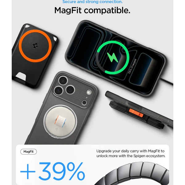 Spigen Rugged Armor MagSafe kryt iPhone 18 Pro Max/17 Pro Max sivý - Puzdra - Obrázok 90c2485c5c9a4f09b86a3a60b31ebb75