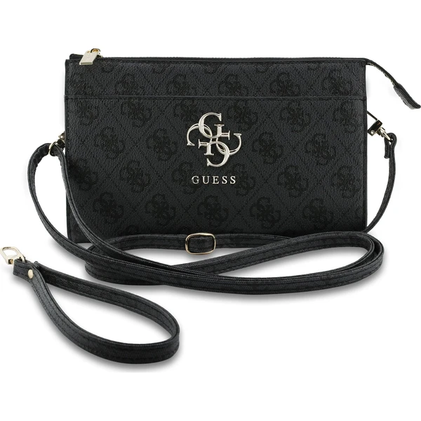 Guess PU 4G Metal Logo kabelka na telefón čierna - Crossbody - Hlavný obrázok