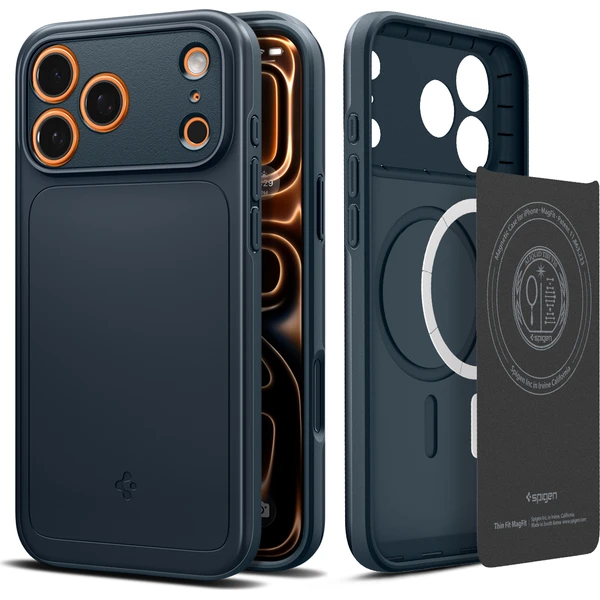 Spigen Thin Fit MagSafe kryt iPhone 18 Pro Max/17 Pro Max metal slate - Puzdra - Obrázok 90c313339eb749ea8a3b4a4f7dd4305f
