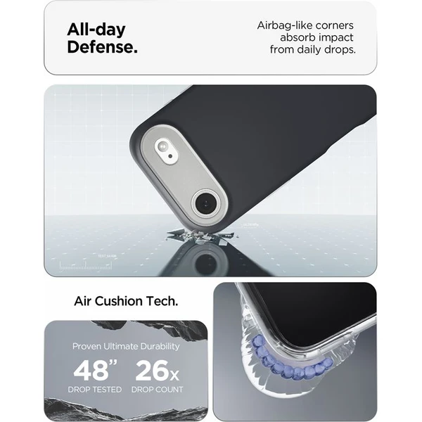 Spigen Nano Pop MagSafe kryt iPhone Air black sezam - Puzdra - Obrázok 90d9182019354995a8775e4f9b8933c7