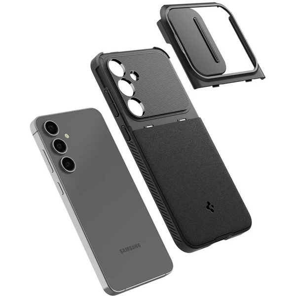 Spigen Optik Armor kryt Samsung Galaxy S24 FE čierny - Puzdra - Obrázok 910073ac1b0a4f2a848b6841710048ef