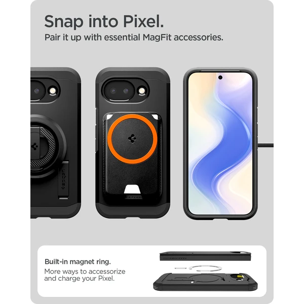 Spigen Tough Armor MagSafe kryt Google Pixel 10a čierny - Puzdra - Obrázok 9110807d41314fc19f6d454ee07c9042