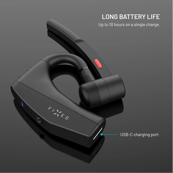 FIXED Talk Pro Bluetooth headset s ENC a otvorenou konštrukciou, čierny - Handsfree - Obrázok 9132f52b23b742b0a21dcb30f5604ac6