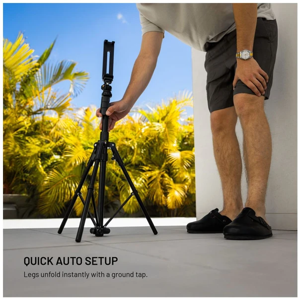 FIXED Creator Tripod extra dlhý statív (1,9 m), 1/4" závit, čierny - Držiaky - Obrázok 91477b2685ca4cb78ae855a888fd7812