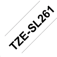 Brother Tze-SL261 páska čierna na bielom 36 mm extra lepidlo - Pásky pre štítkovače
