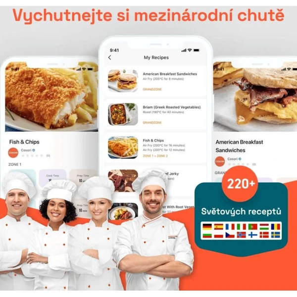 Cosori TF101S Dual blaze TwinFry 10l vzdušná fritéza čierna - Fritézy - Obrázok 91779e1981534ba98941b21a10dbcd10
