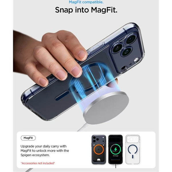 Spigen Ultra Hybrid MagSafe kryt iPhone 17 Pro čistá tmavomodrá - Puzdra - Obrázok 91792c1267db45ac98a99bbdc70697b7