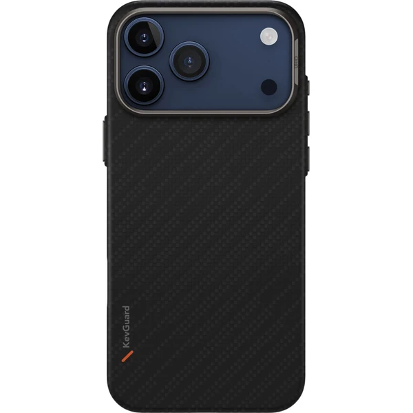 UNIQ Keva Edge MagClick MagSafe kryt iPhone 17 Pro Max Carbon Black - Puzdra - Obrázok 917fb9dc4d124e6db7bc2c390a6befed