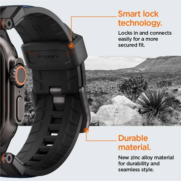 Spigen DuraPro Armor remienok Apple Watch Ultra 49/46/45/44/42mm námorne modrý - Remienky - Obrázok 918c27ff4eee4d019cdc628a1f6eb777