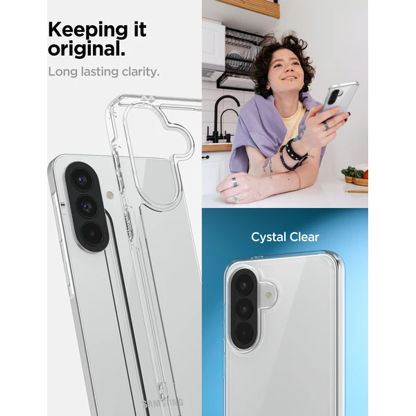 Spigen Ultra Hybrid kryt Samsung Galaxy A57 5G crystal clear - Puzdra - Obrázok 919bce73fd2349aeb833b3fb09278c96