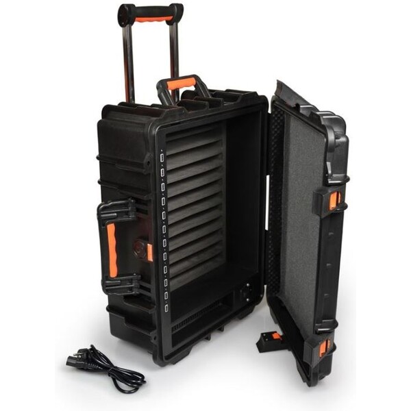 E-shop PORT CONNECT Rolling charging cabinet, nabíjacia prepravná skriňa, čierny