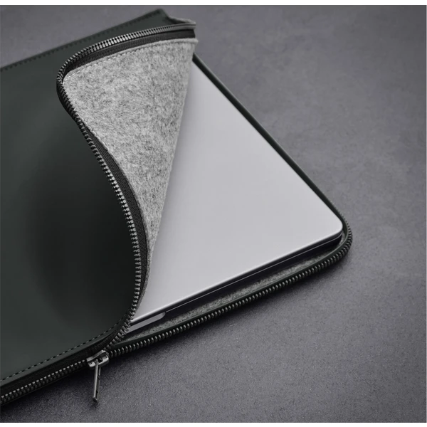 Woolnut Matte PU Folio puzdro MacBook Pro 16" tmavozelené - Puzdra - Obrázok 91JR100501