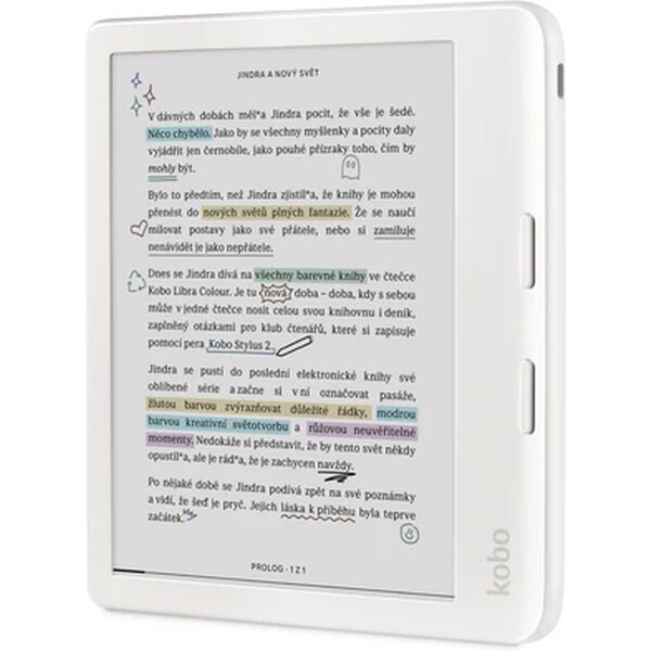 Kobo Libra Colour čítačka biela