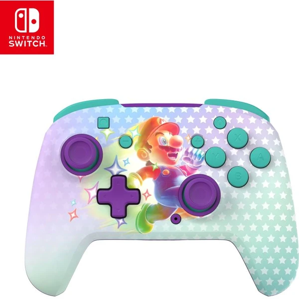 Turtle Beach bezdrôtový ovládač Rematch Glow Invincible Mario (Switch) - Herné ovládače - Obrázok 91QH000K01
