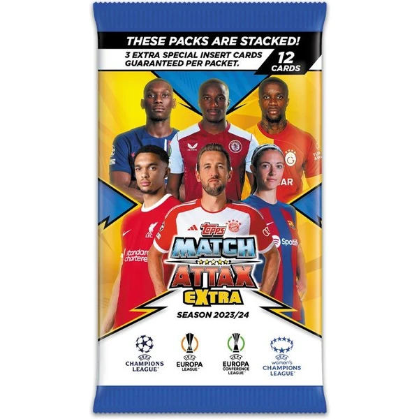 Futbalové karty Topps Match Attax Extra 23/24 - Packet - Futbalové karty - Hlavný obrázok