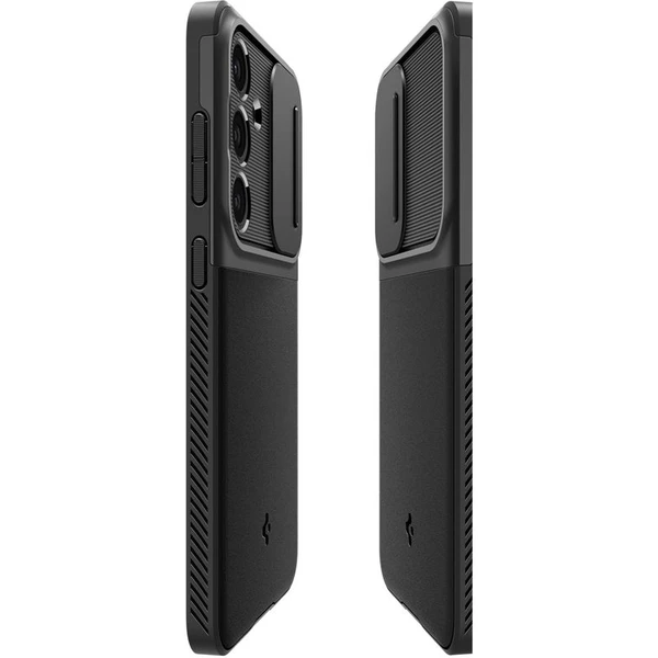 Spigen Optik Armor kryt Samsung Galaxy S24 FE čierny - Puzdra - Obrázok 91c428f4f53c4b59a68f583965c18f63
