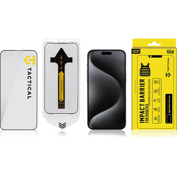 Tactical Impact Barrier pre Rookies sklo s aplikátorom Apple iPhone 15 Pro Max - Ochranné fólie a sklo - Obrázok 91c915996b854ec28ca5c41c32af6e6b