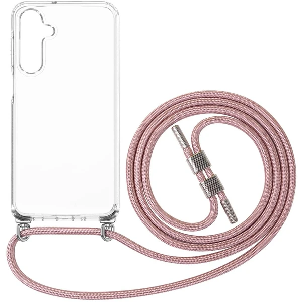 FIXED Pure Neck kryt s ružovou šnúrkou na krk pre Samsung Galaxy A16 4G/5G - Puzdra - Obrázok 91d6f0f032d34f9ca53fd4a75a3ba99d