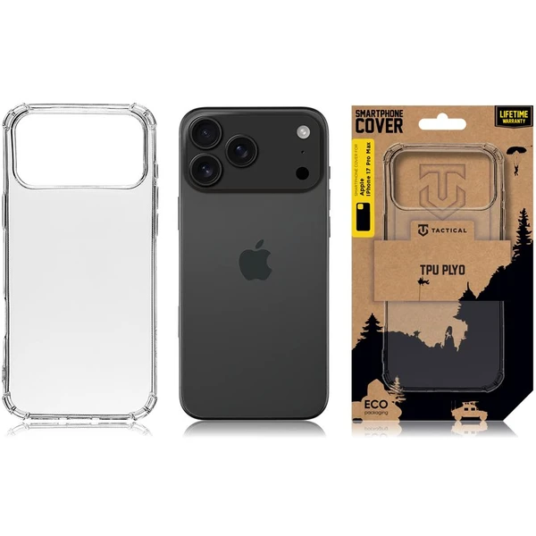 Tactical TPU Plyo kryt Apple iPhone 17 Pro Max číry - Puzdra - Obrázok 91e000db6c124fc9b635bf11aa966ed3