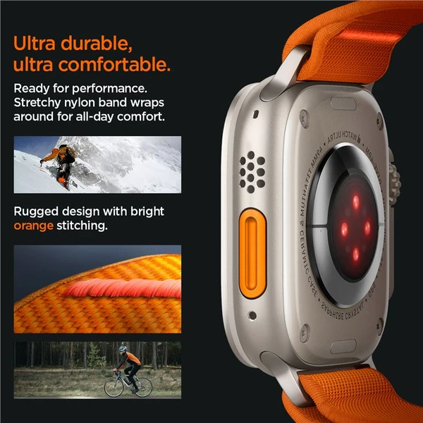 Spigen Lite Fit Ultra remienok Apple Watch 49/46/45/44/42mm oranžový - Remienky - Obrázok 91e5fa3374114ecd86a0146c24a61494