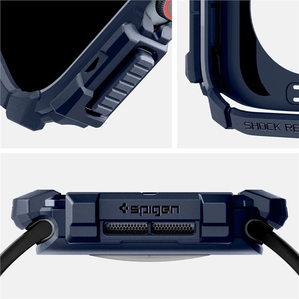Spigen Rugged Armor kryt pre Apple Watch 10/11 (46mm) námorne modrý - Puzdra - Obrázok 91ea7b3193d84ac5b957ccd0cf82b59b