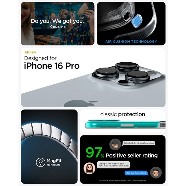 Spigen Classic C1 MagSafe kryt iPhone 16 Pro bondi blue - Puzdra - Obrázok 91fbf21620c64c5bb6198c0ad49723ca
