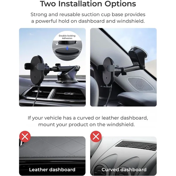 iOttie AutoSense 2 Wireless Dashboard & Windshield Mount držák do auta - Držiaky - Obrázok 9209f220974748739014aeba5e4b99dd