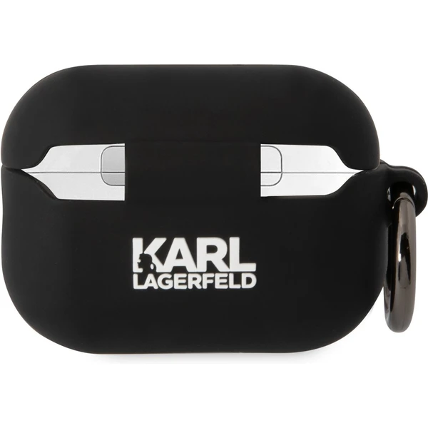 Karl Lagerfeld 3D Logo NFT Choupette Head Silikónové puzdro Airpods Pro 2 čierne - Puzdra - Obrázok 920L300401