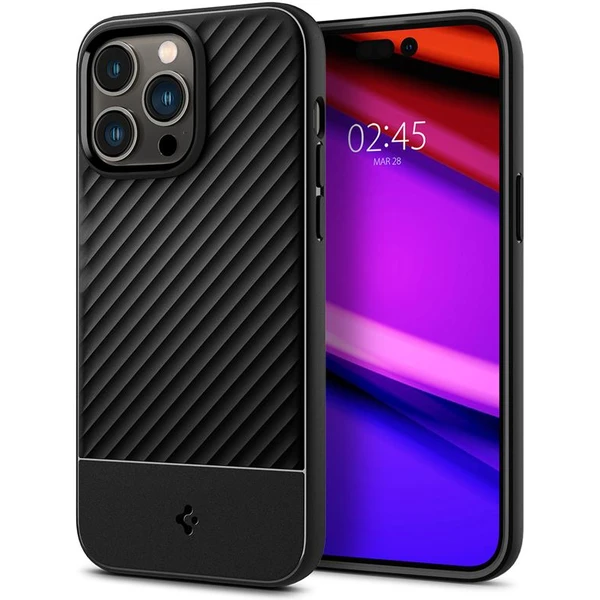 Spigen Core Armor kryt iPhone 14 Pre matne čierny - Puzdra - Hlavný obrázok