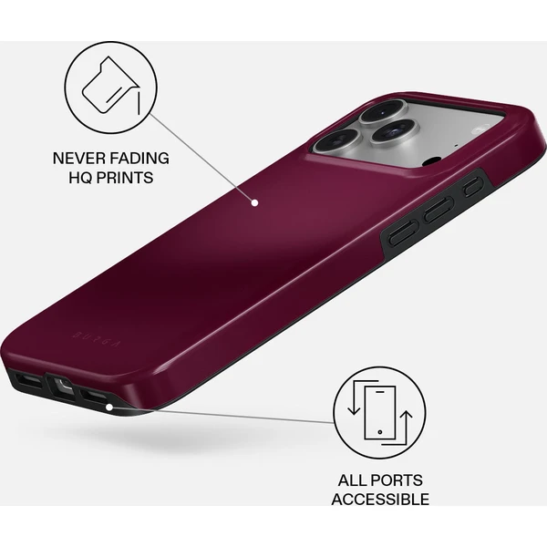 Burga Tough MagSafe Case, Dark Cherry - iPhone 18 Pro Max - Puzdra - Obrázok 9227788f1310471a9c8abdf7eaa6749a