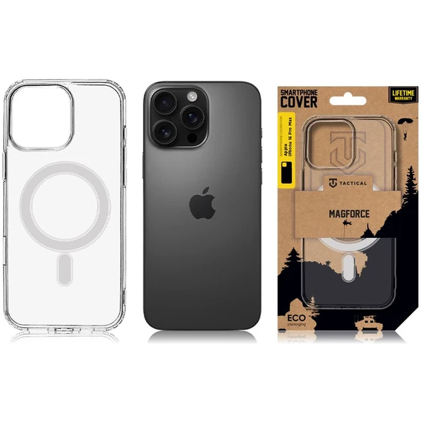 Tactical MagForce Kryt pre Apple iPhone 16 Pro Max číry - Puzdra - Obrázok 923da21f412a45639cdc96a7d078801e
