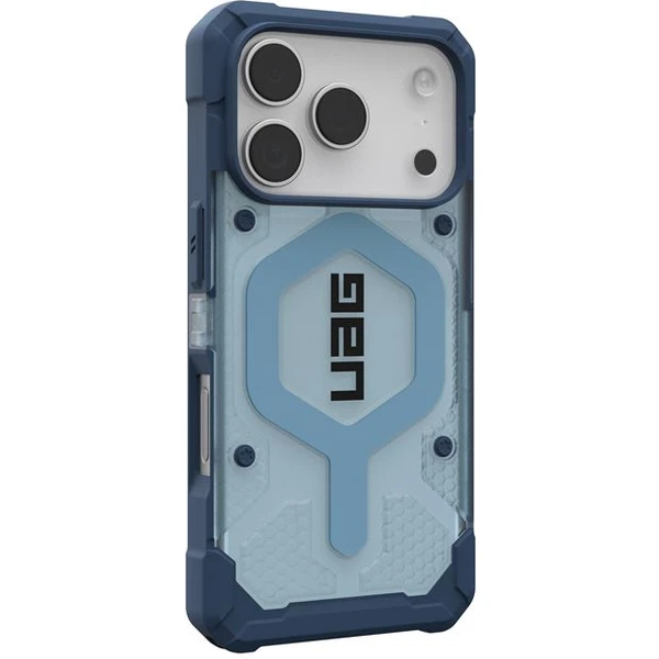 UAG Pathfinder Clear Magsafe kryt iPhone 17 Pro modrý - Puzdra - Obrázok 92488a8bc6d84bb4b9d99fdc6ed9fcfc