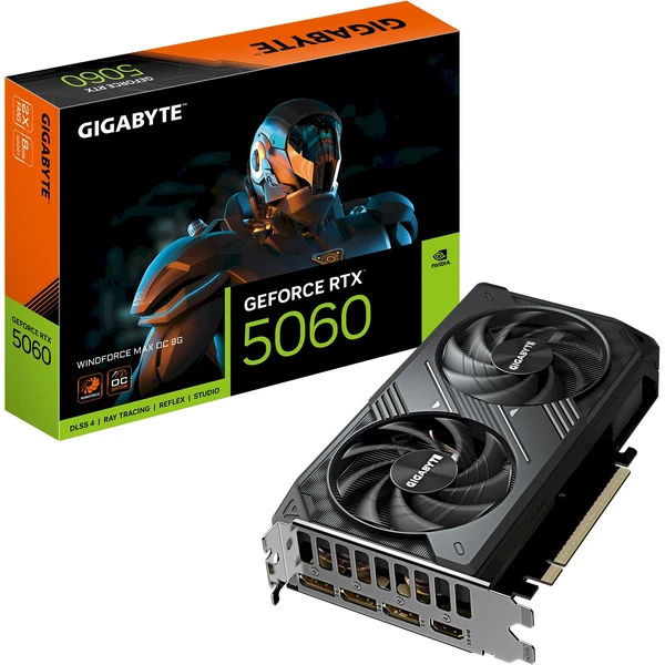 GIGABYTE NVIDIA GeForce RTX 5060 WINDFORCE MAX OC 8G - Grafické karty - Obrázok 925K000K01