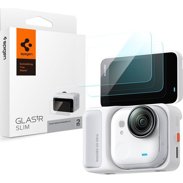 Spigen Glass tR Slim tvrdené sklo 2 Pack Insta360 Go Ultra - Ochranné fólie a sklo - Hlavný obrázok