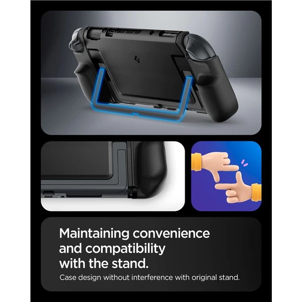 Spigen Dual Grip puzdro Nintendo Switch 2 čierne - Puzdra - Obrázok 9279e6679c6647f1a9f789e0f3334dd1