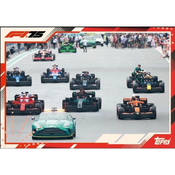 Samolepky Topps F1 2025 Special Anniversary Edition - Zberateľský Album + Samolepky - Zberateľské karty a nálepky - Obrázok 92DN000K01