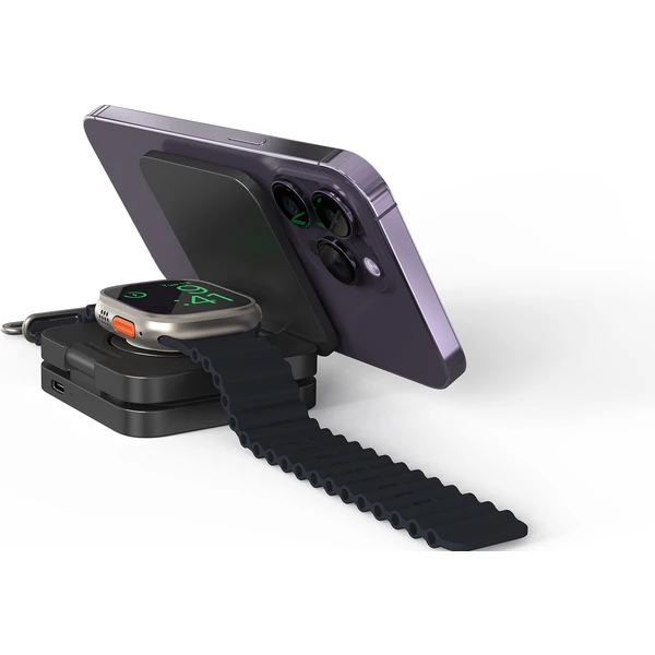 Cubenest S312 Pro 3v1 MagSafe bezdrôtová nabíjačka čierna - Nabíjačky - Obrázok 92J6000601