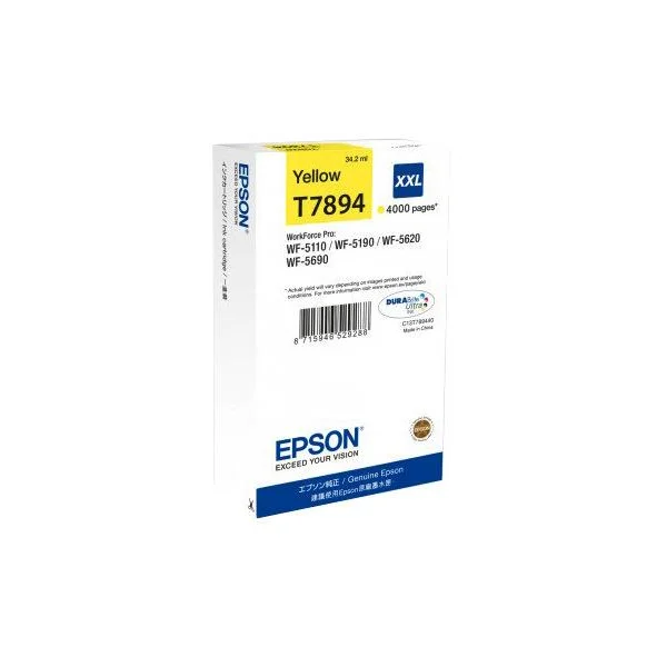 Epson C13T789440 originálna atramentová náplň XXL žltá - Tonery - Hlavný obrázok